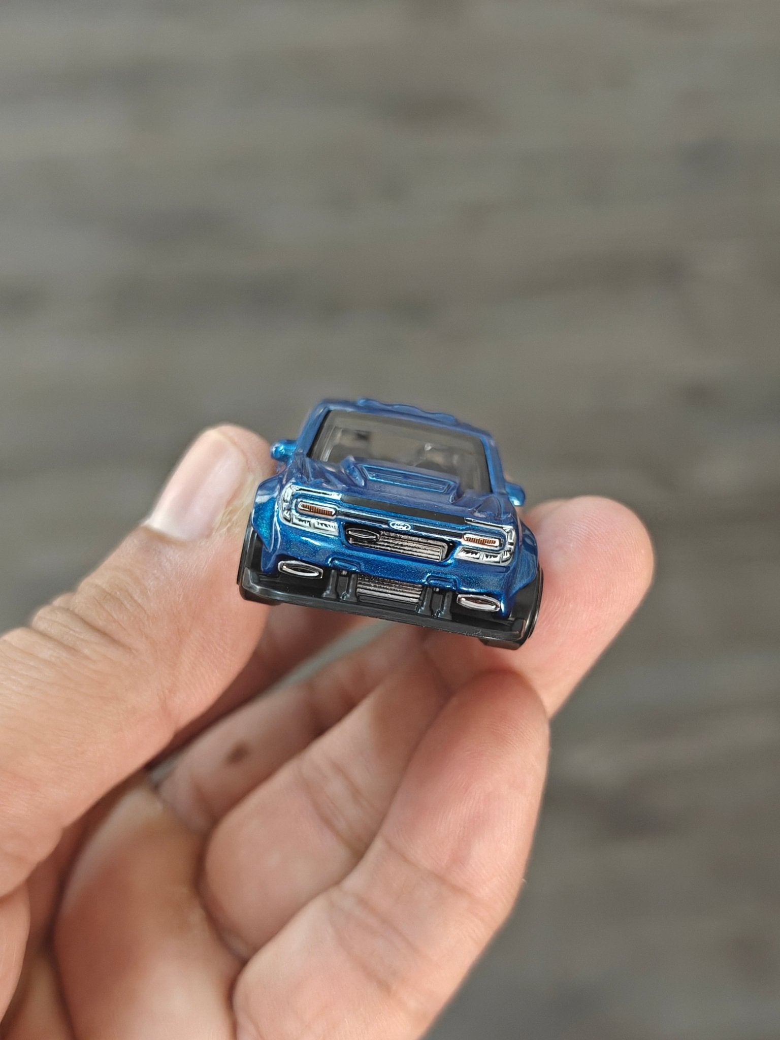 Hot Wheels 2022 Ford Maverick Custom - Blue (Uncarded - New) - Kinder Logs