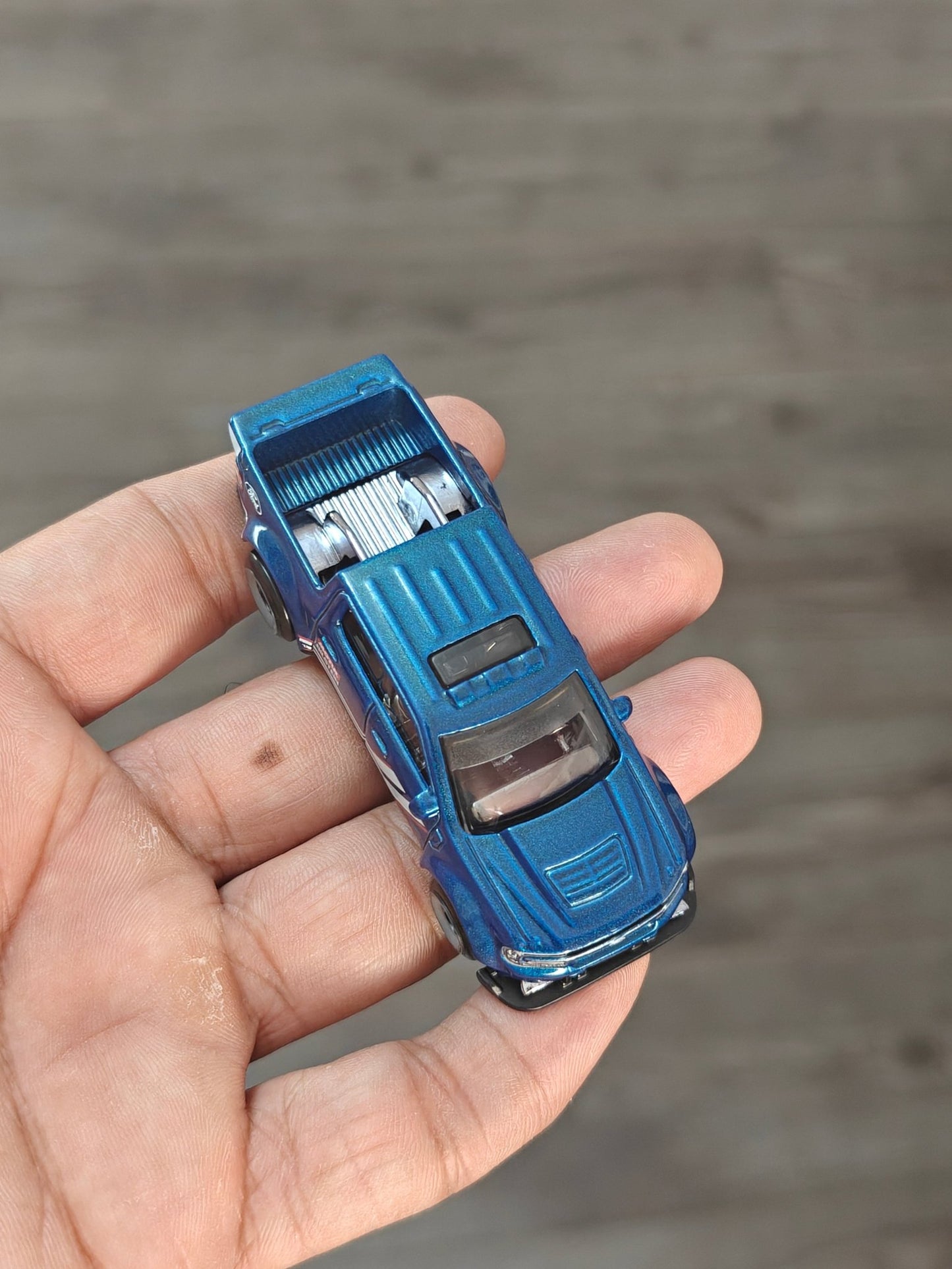 Hot Wheels 2022 Ford Maverick Custom - Blue (Uncarded - New) - Kinder Logs