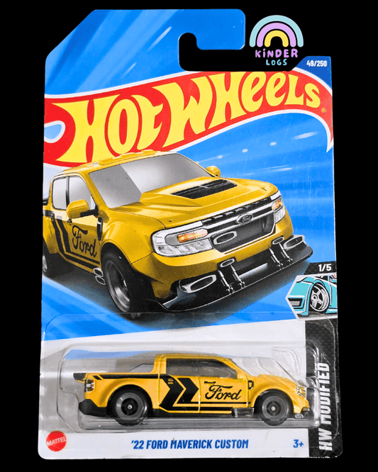 Hot Wheels 2022 Ford Maverick Custom (Imported) - Kinder Logs