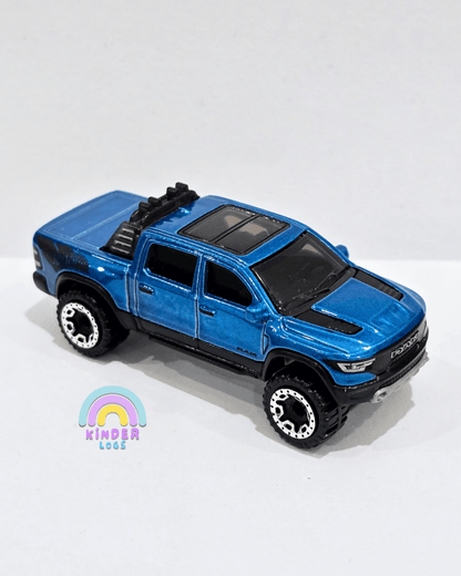 Hot Wheels 2023 Dodge RAM 1500 - Blue (Uncarded) - Kinder Logs