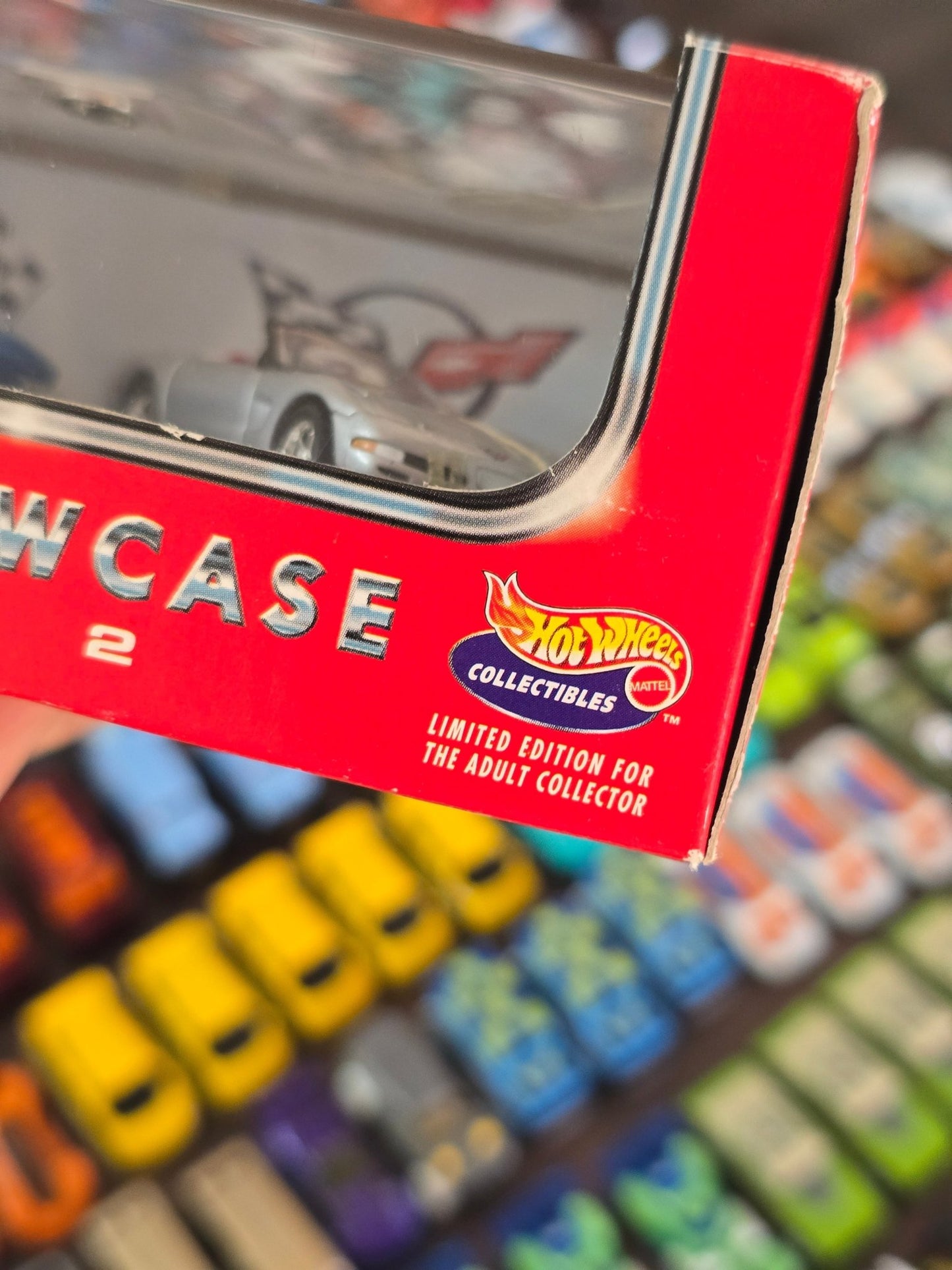 Hot Wheels 45th Anniversary Chevrolet Corvette Showcase (2 Cars Set) - Very Rare - Kinder Logs