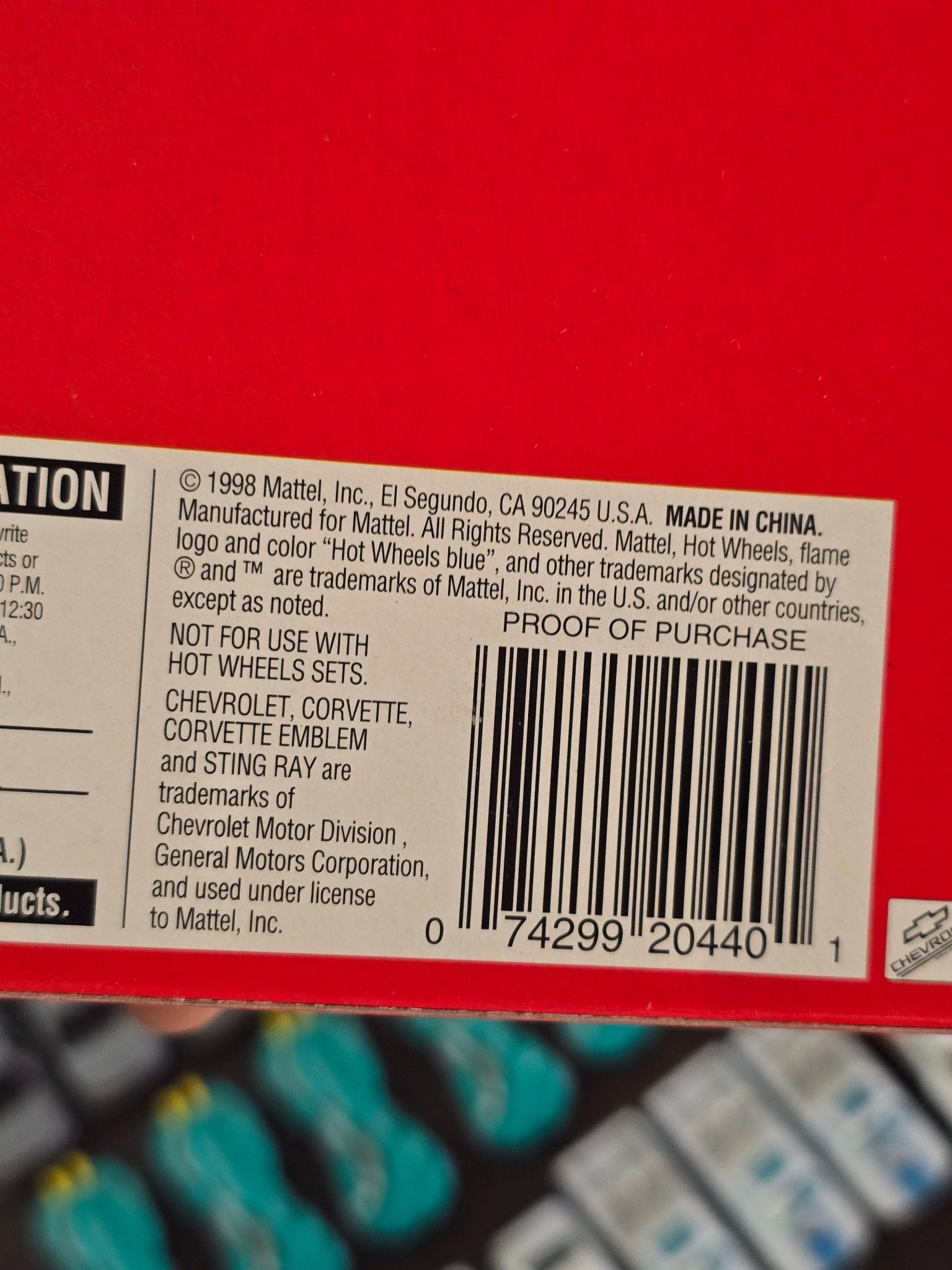 Hot Wheels 45th Anniversary Chevrolet Corvette Showcase (2 Cars Set) - Very Rare - Kinder Logs