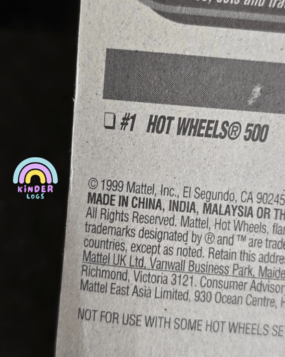 Hot Wheels 500 Race Car - Mad Maniax Series #1 - Kinder Logs