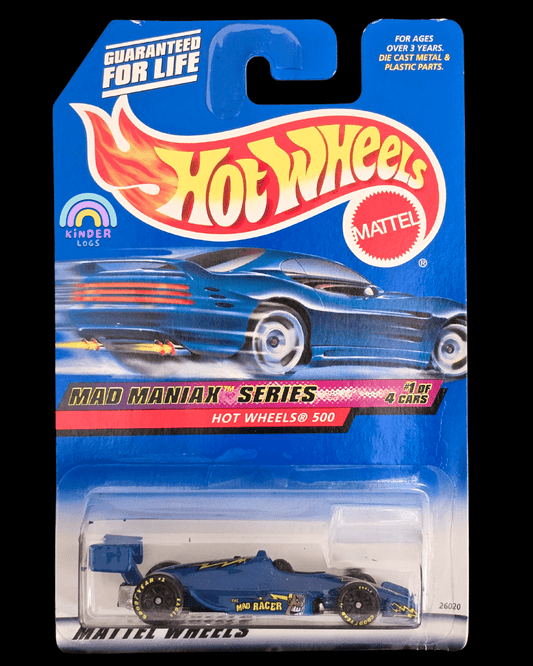 Hot Wheels 500 Race Car - Mad Maniax Series #1 - Kinder Logs