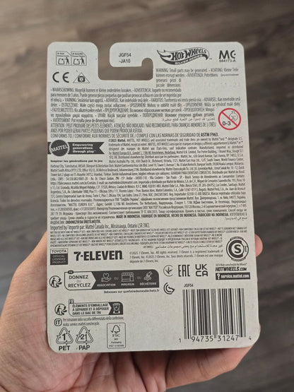 Hot Wheels 7 - Eleven Exclusive Toyota Supra - Silver Series (Imported) - Kinder Logs