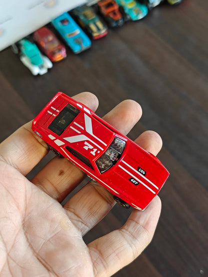 Hot Wheels 71 Mustang Funny Car - Red (Uncarded - New) - Kinder Logs