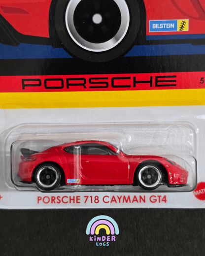 Hot Wheels 718 Cayman GT4 - Porsche Series (Imported) - Kinder Logs