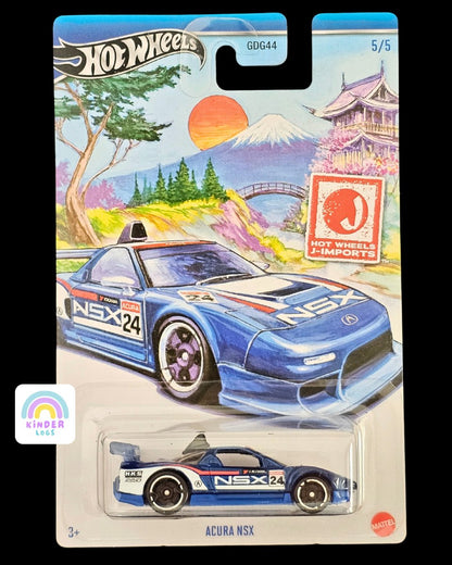 Hot Wheels Acura NSX Race Car - HW J - Imports - Kinder Logs