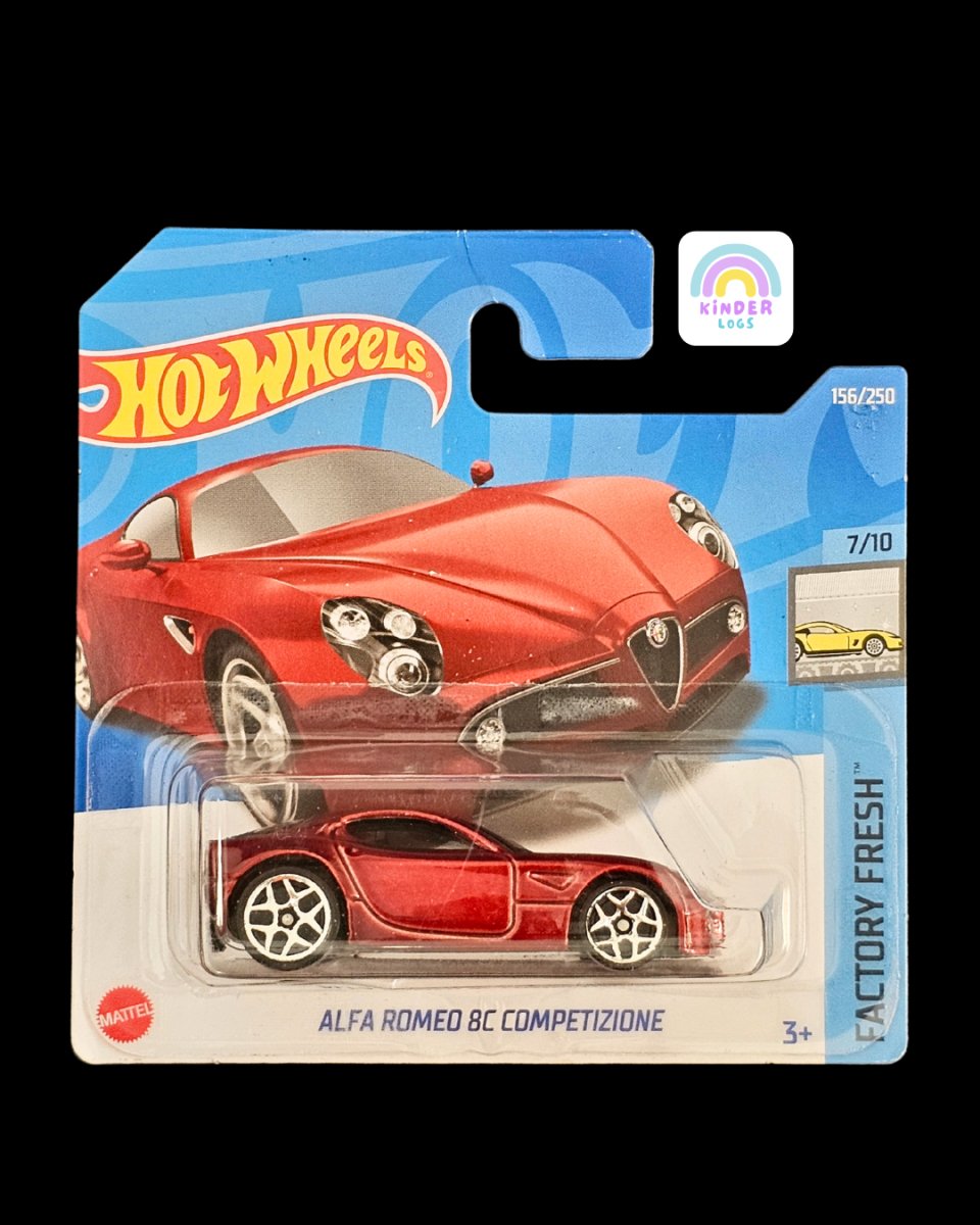 Hot Wheels Alfa Romeo 8C Competizione - Short Card - Kinder Logs