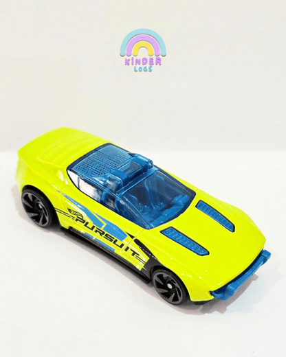 Hot Wheels Alpha Pursuit - Green (Uncarded) - Kinder Logs