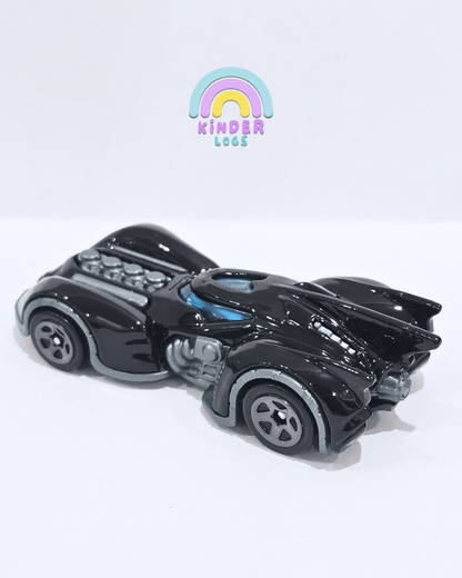 Hot Wheels Arkham Asylum Batmobile 2025 (Uncarded - New) - Kinder Logs