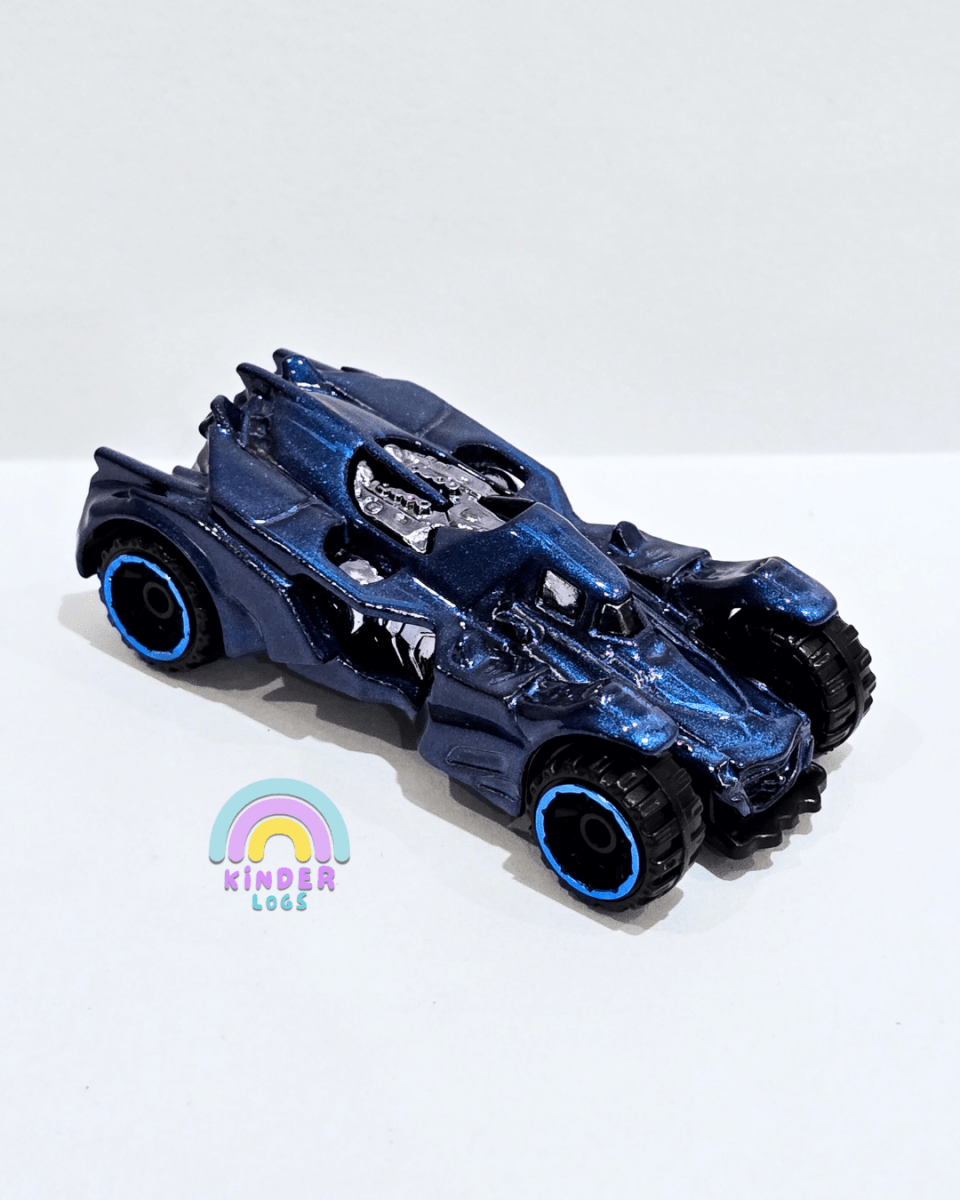 Hot Wheels Arkham Knight Batmobile - Blue (Uncarded) - Kinder Logs