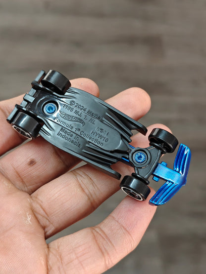Hot Wheels Atlassian Williams F1 Car - Blue (Uncarded - New) - Kinder Logs