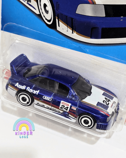 Hot Wheels Audi 90 Quattro - Blue (Imported) - Kinder Logs
