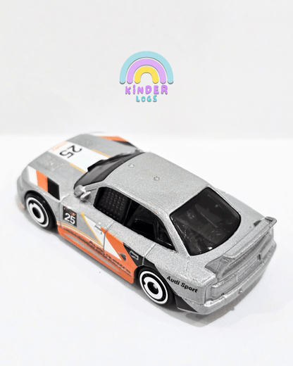 Hot Wheels Audi 90 Quattro - Grey (Uncarded) - Kinder Logs