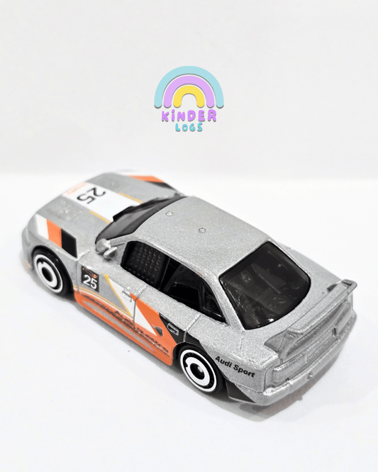 Hot Wheels Audi 90 Quattro - Grey (Uncarded) - Kinder Logs