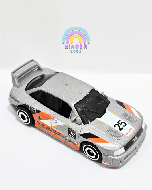 Hot Wheels Audi 90 Quattro - Grey (Uncarded) - Kinder Logs