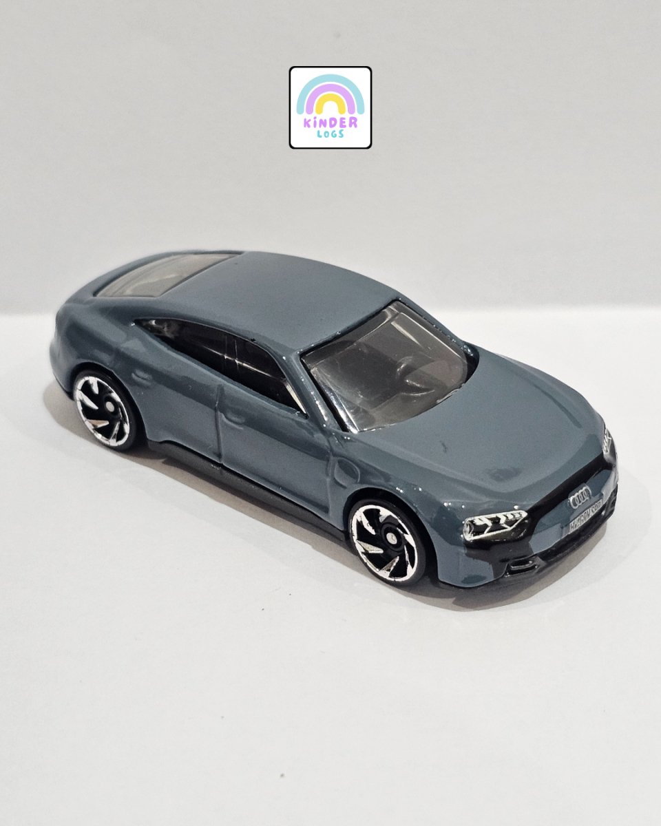 Hot Wheels Audi RS e - Tron GT - Grey Color (Uncarded) - Kinder Logs