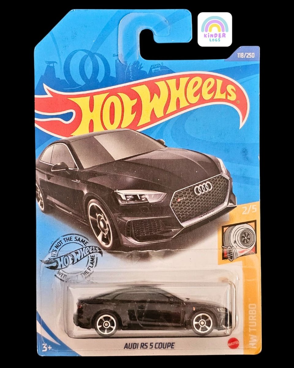 Hot Wheels Audi RS5 Coupe (Black Color) - Kinder Logs