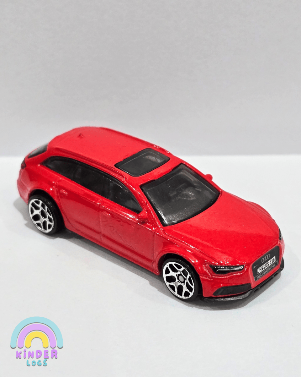 Hot Wheels Audi RS6 Avant - Red (Uncarded) - Kinder Logs