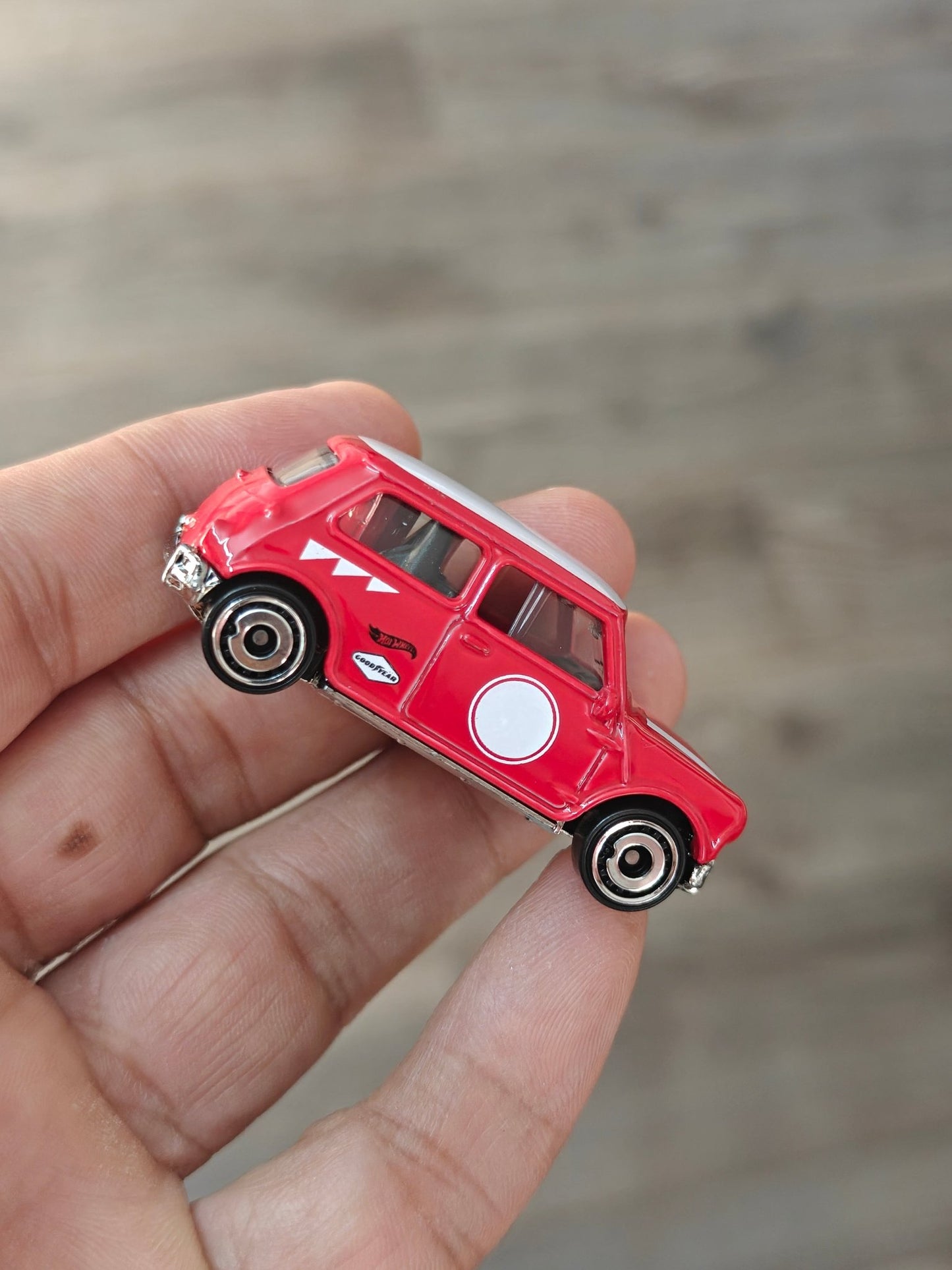 Hot Wheels Austin Mini Cooper S - Red (Uncarded - New) - Kinder Logs