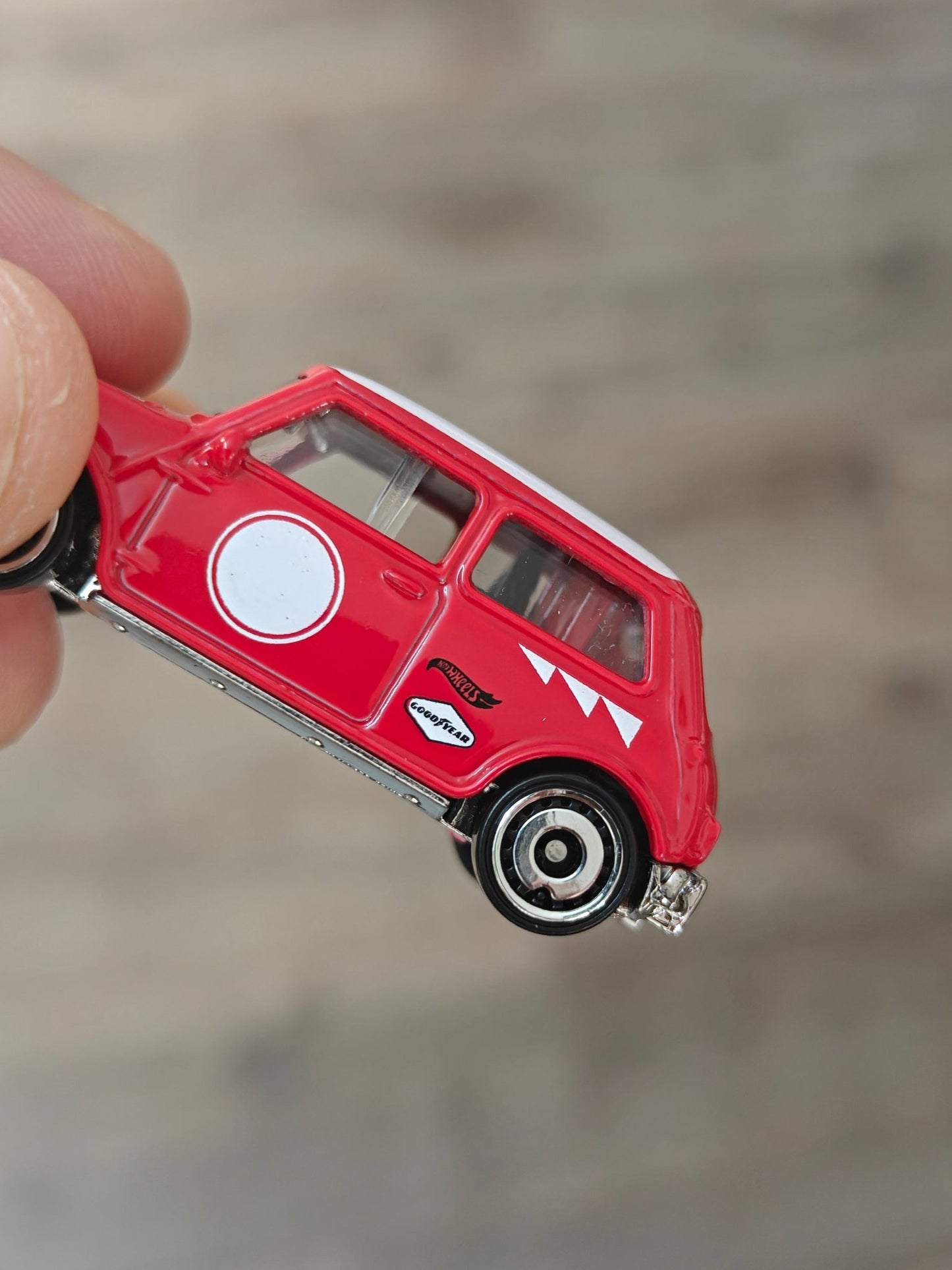 Hot Wheels Austin Mini Cooper S - Red (Uncarded - New) - Kinder Logs