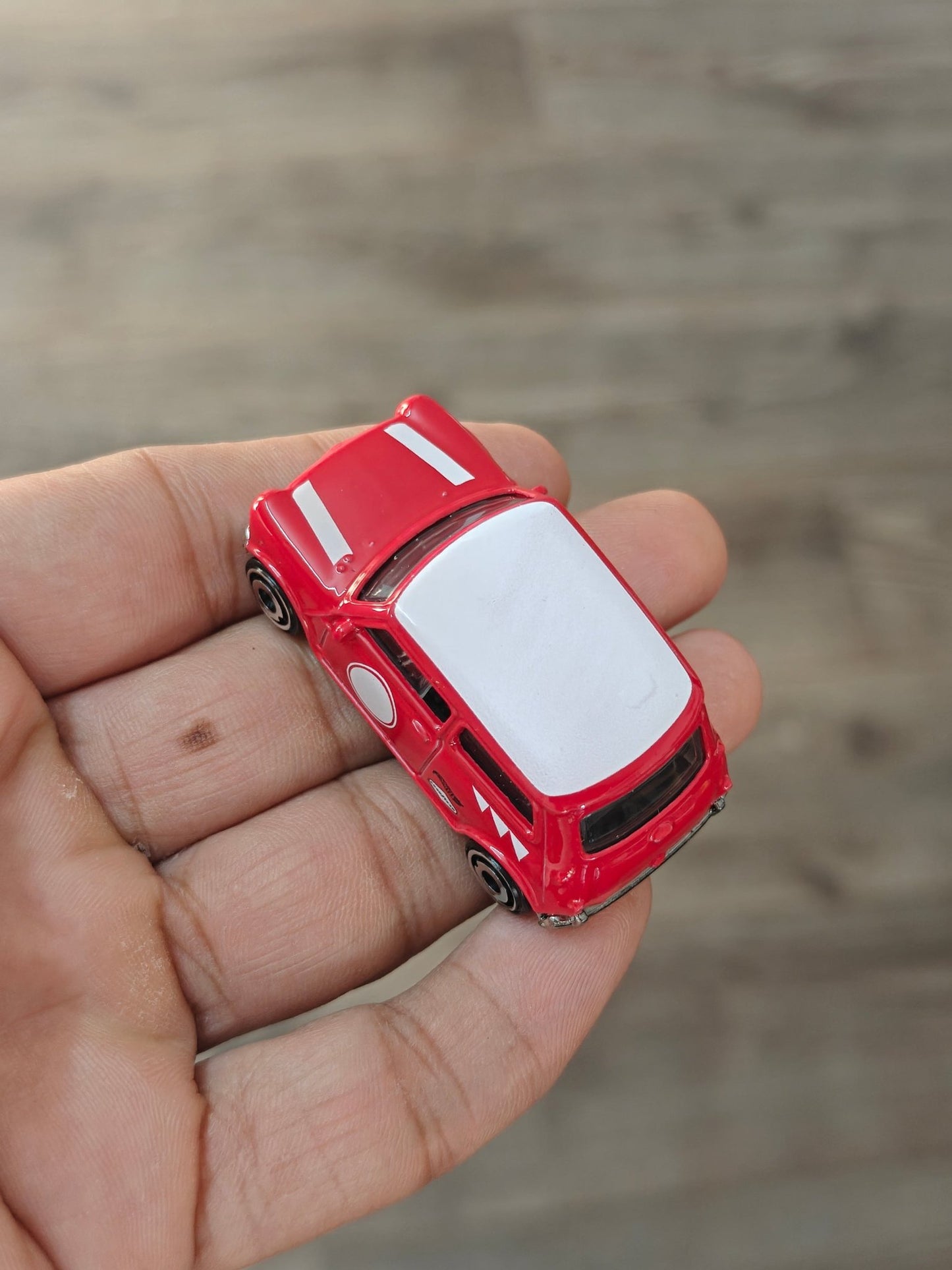 Hot Wheels Austin Mini Cooper S - Red (Uncarded - New) - Kinder Logs