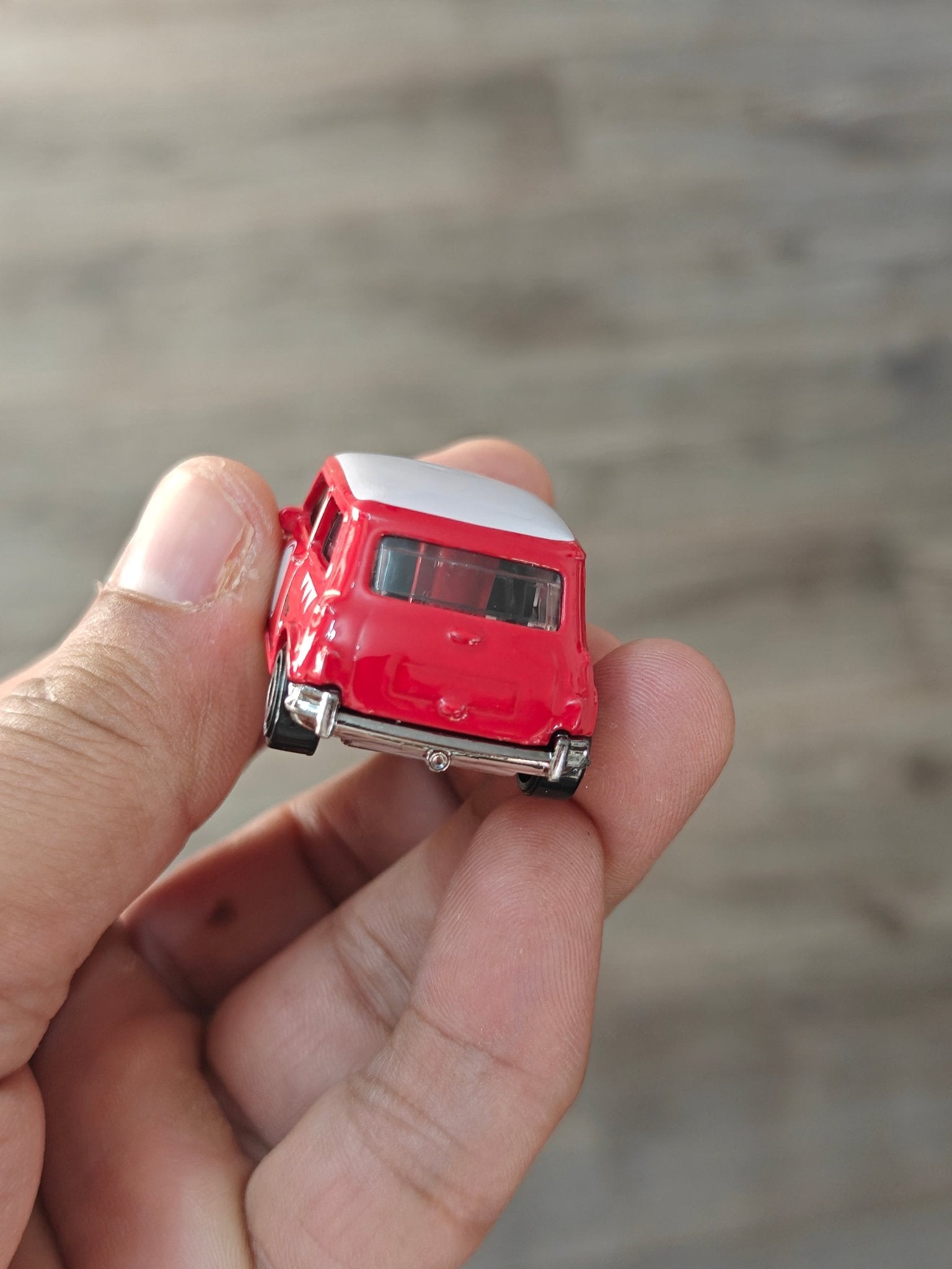Hot Wheels Austin Mini Cooper S - Red (Uncarded - New) - Kinder Logs