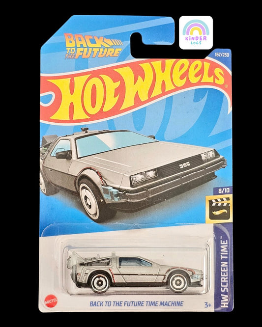 Hot Wheels 'Back To The Future' Time Machine - Kinder Logs