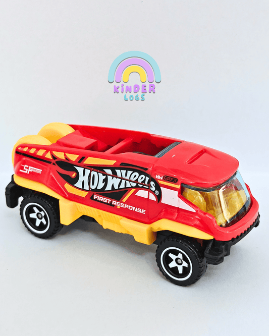 Hot Wheels Baja Bison T5 - Red (Uncarded - New) - Kinder Logs