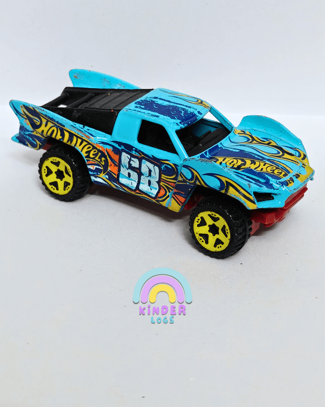 Hot Wheels Baja Truck - Blue (Pre - Owned Car) - Kinder Logs