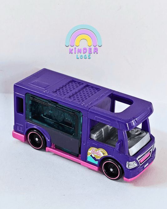 Hot Wheels Barbie Dream Camper - Purple (Uncarded - New) - Kinder Logs