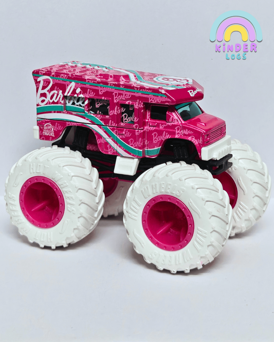 Hot Wheels Barbie Monster Truck (Uncarded - New) - Kinder Logs