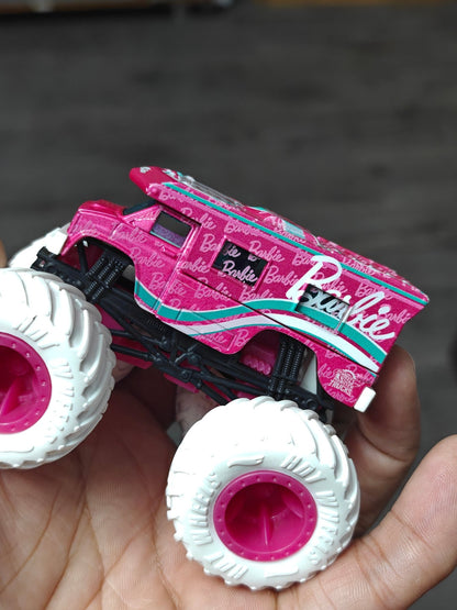 Hot Wheels Barbie Monster Truck (Uncarded - New) - Kinder Logs