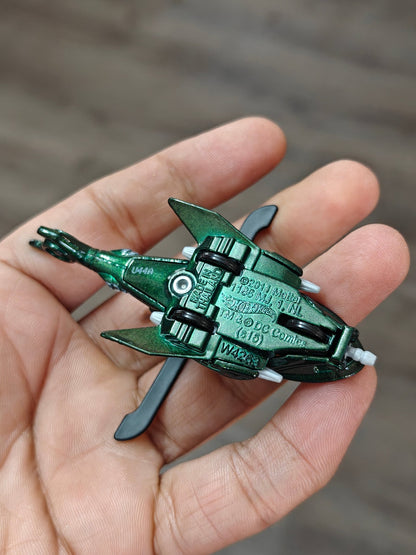 Hot Wheels Batcopter - Dark Green (Uncarded - New) - Kinder Logs
