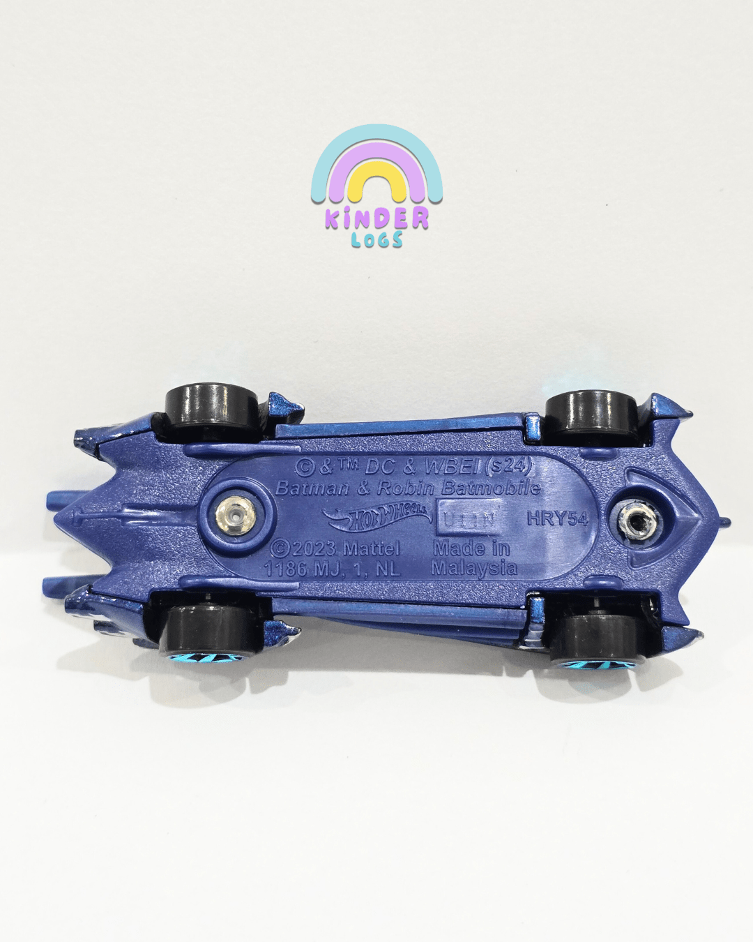 Hot Wheels Batman And Robin Batmobile 2025 (Uncarded) - Kinder Logs