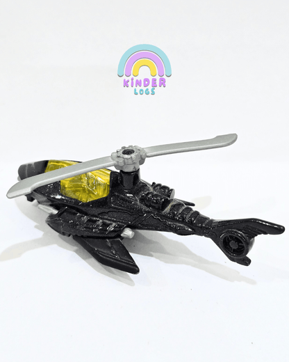 Hot Wheels Batman Batcopter - Black (Used) - Kinder Logs