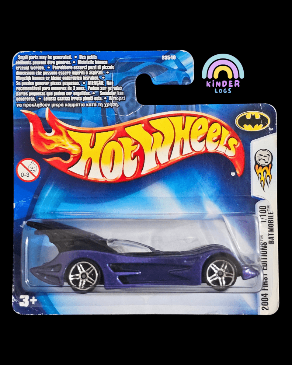 Hot Wheels Batman Batmobile - 2004 First Editions (1/100) - Kinder Logs