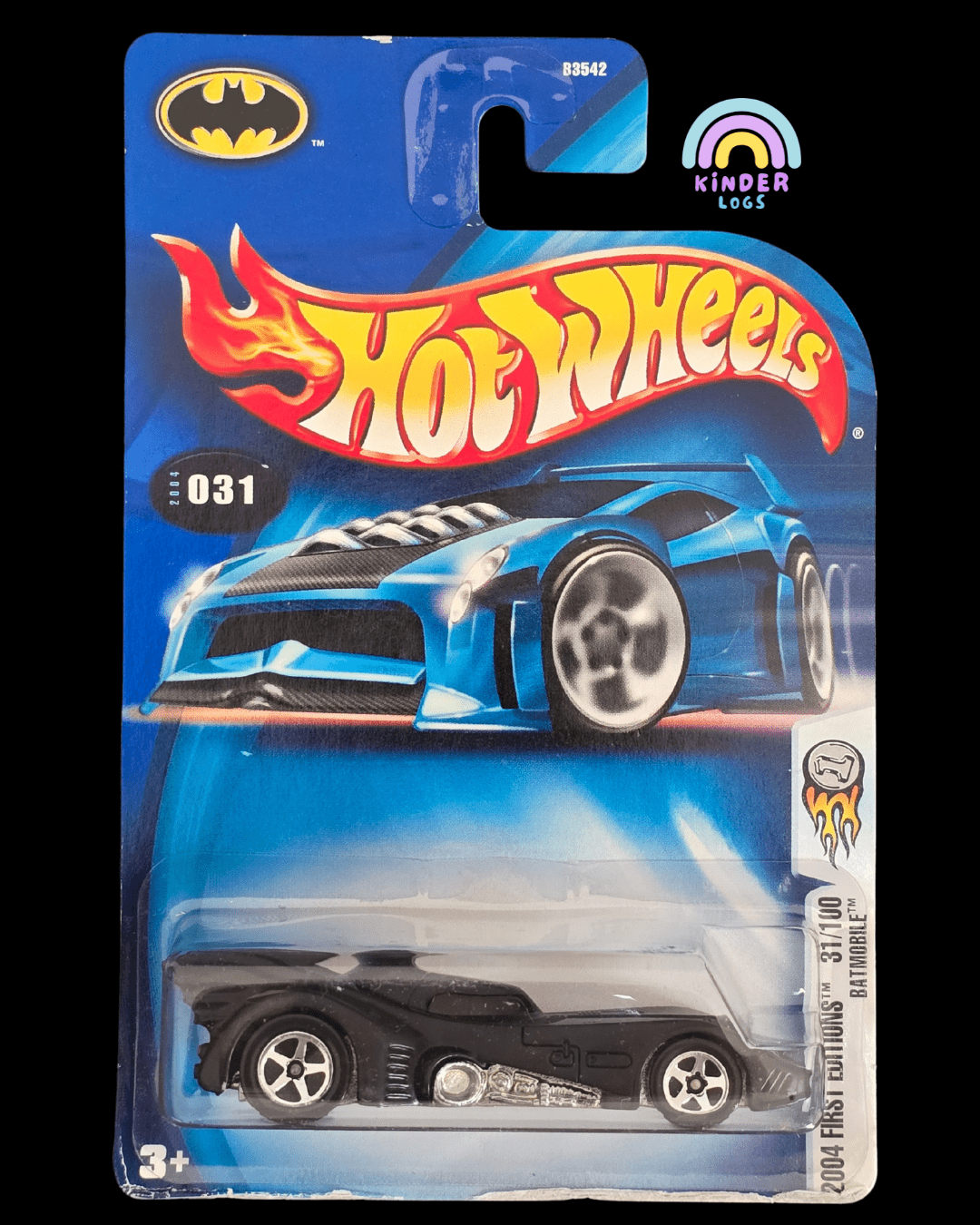 Hot Wheels Batman Batmobile - Collector No. 031 - Kinder Logs