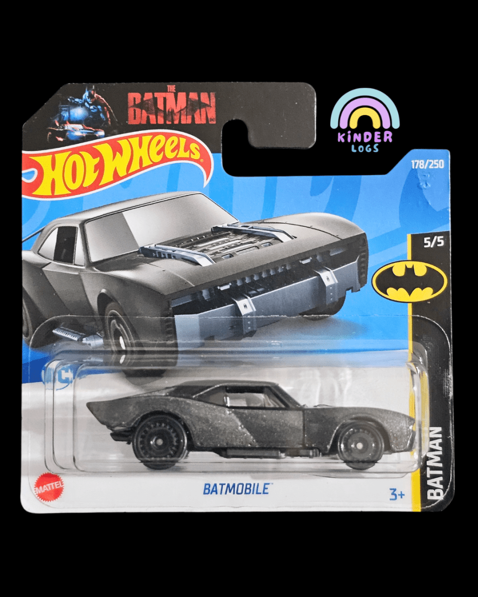 Hot Wheels Batman Batmobile - Grey (Short Card) - Kinder Logs