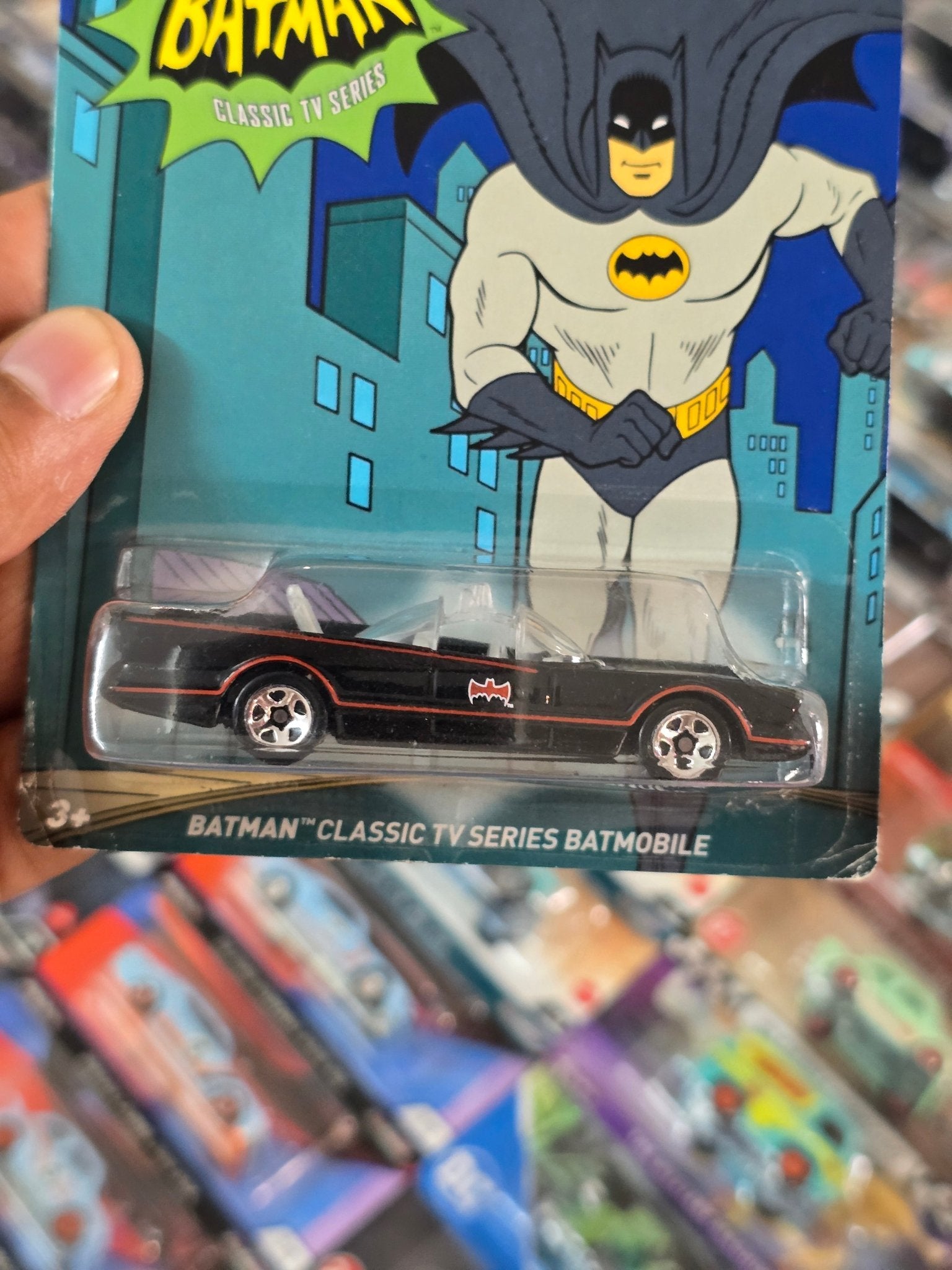 Hot Wheels Batman Classic TV Series Batmobile - 75 Years of Batman - Kinder Logs