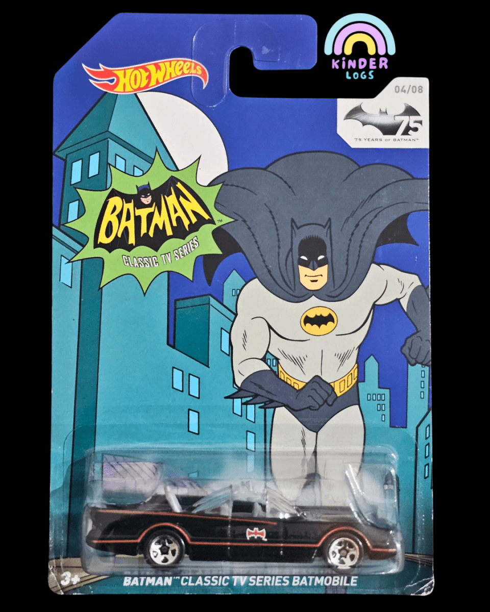 Hot Wheels Batman Classic TV Series Batmobile - 75 Years of Batman - Kinder Logs