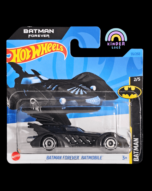 Hot Wheels Batman Forever Batmobile - Black (Short Card) - Kinder Logs