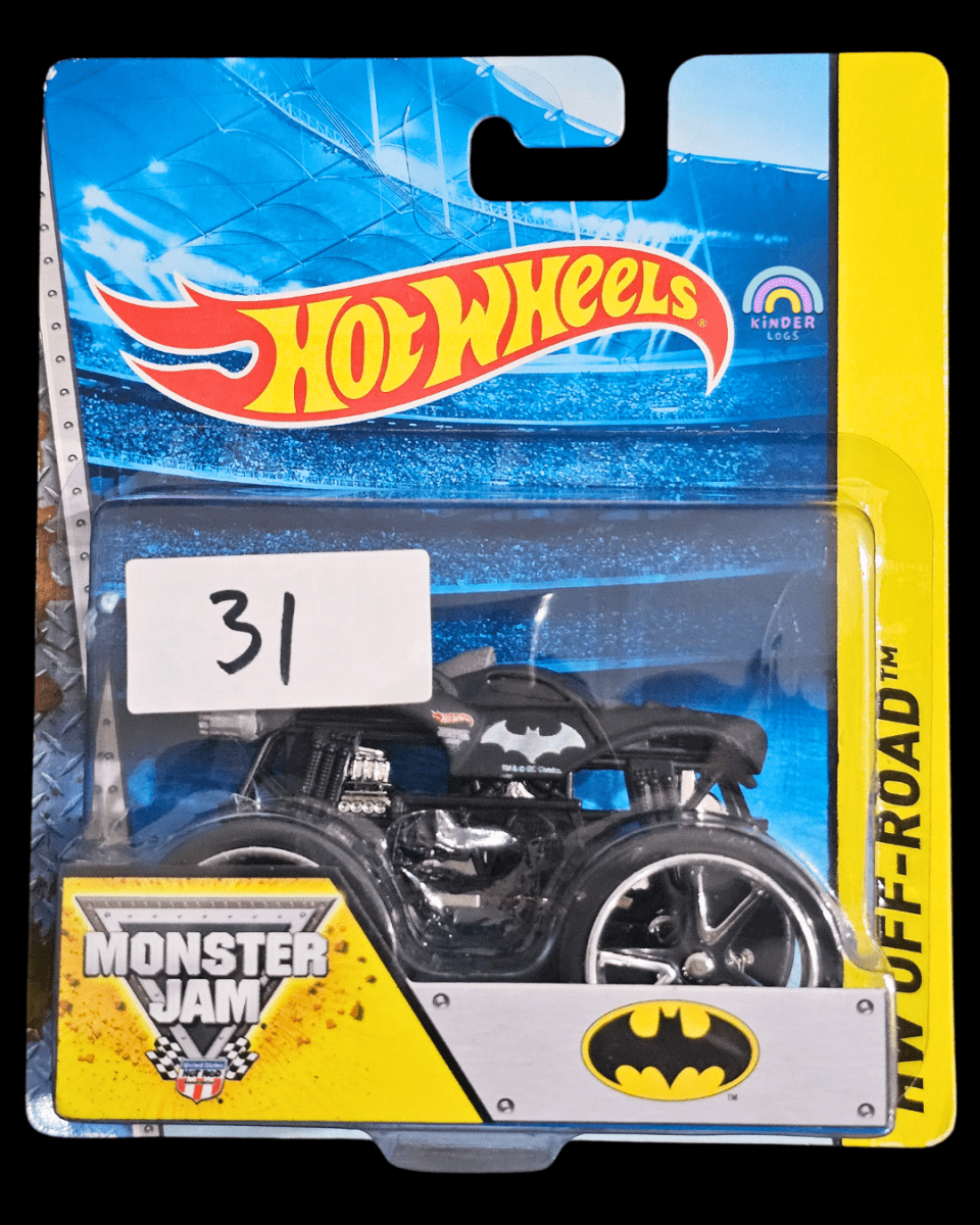 Hot Wheels Batman Monster Jam Off - Road Truck - Kinder Logs