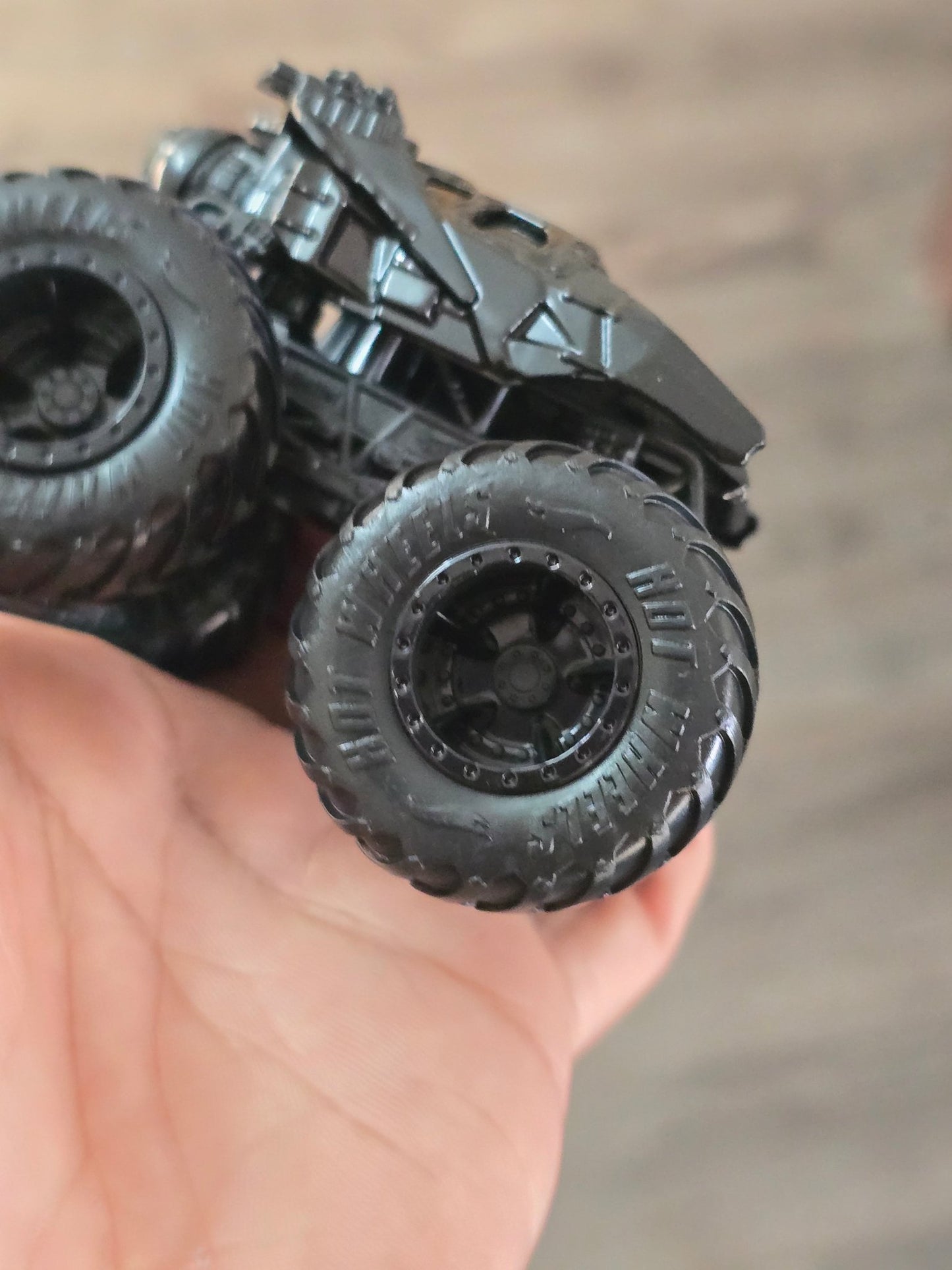 Hot Wheels Batman Monster Truck - Black (Uncarded - New) - Kinder Logs