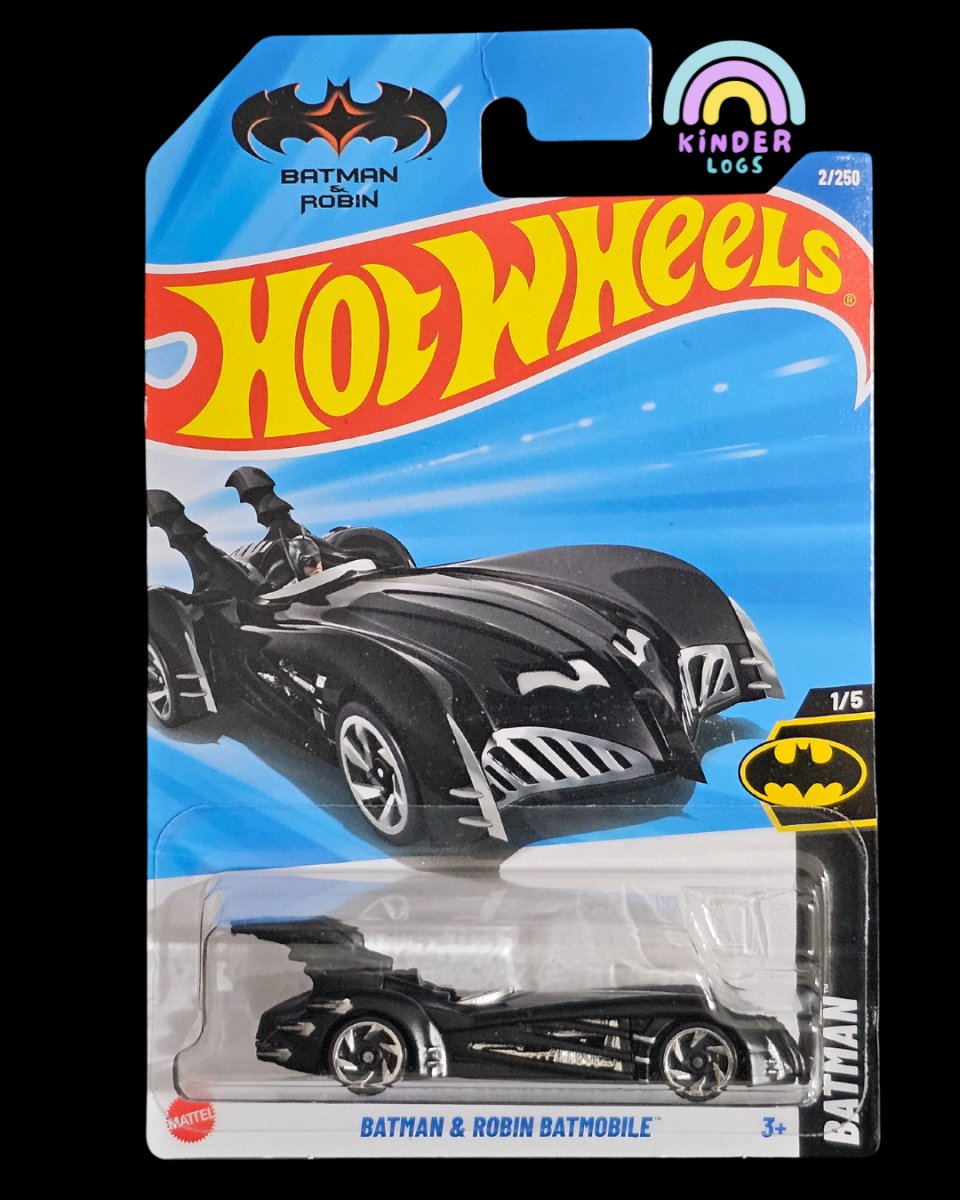 Hot Wheels Batman & Robin Batmobile (A Case) - Kinder Logs