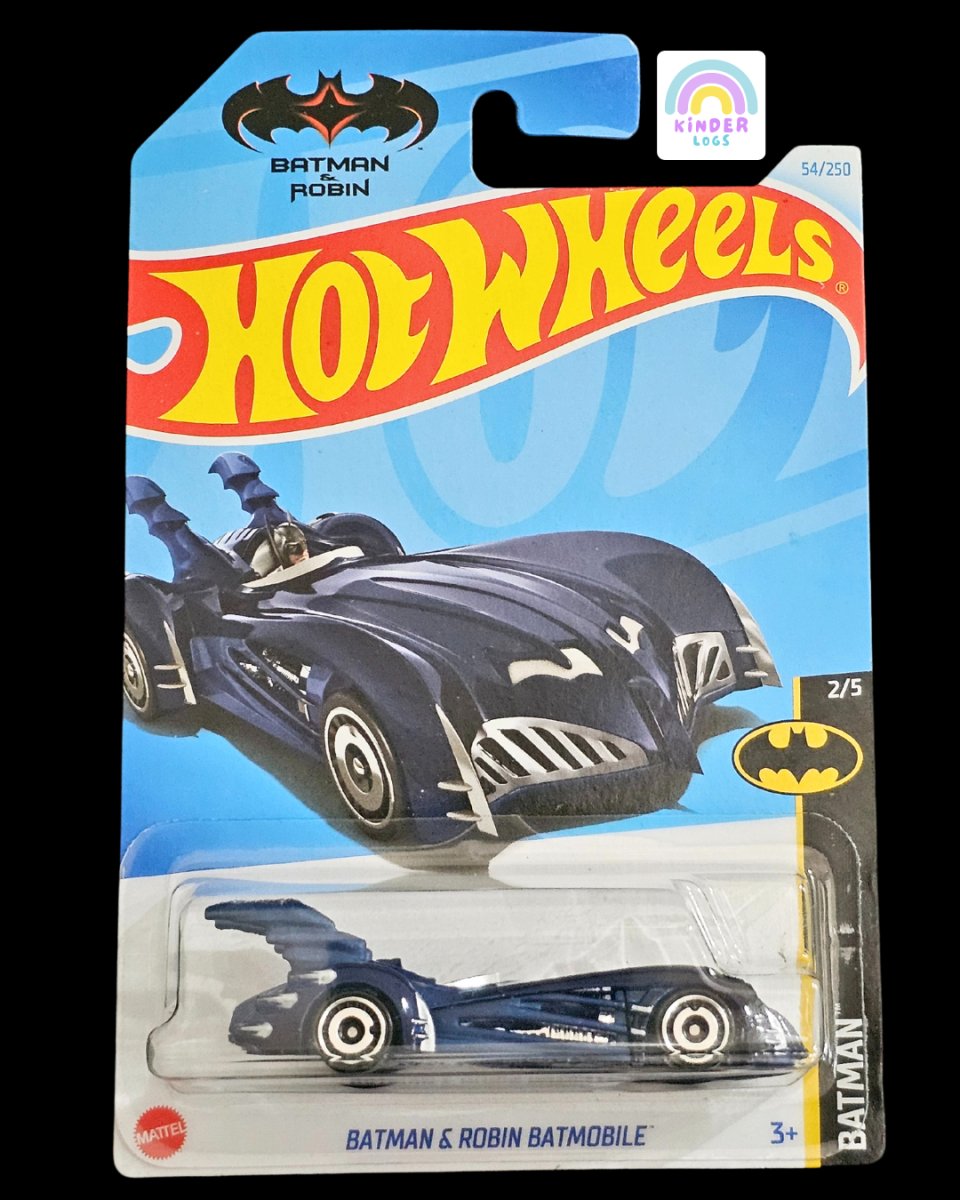 Hot Wheels Batman & Robin Batmobile (M Case) - Kinder Logs