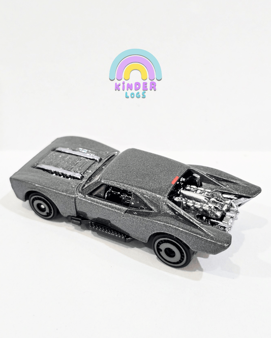 Hot Wheels Batmobile 2026 - Grey (Uncarded - New) - Kinder Logs