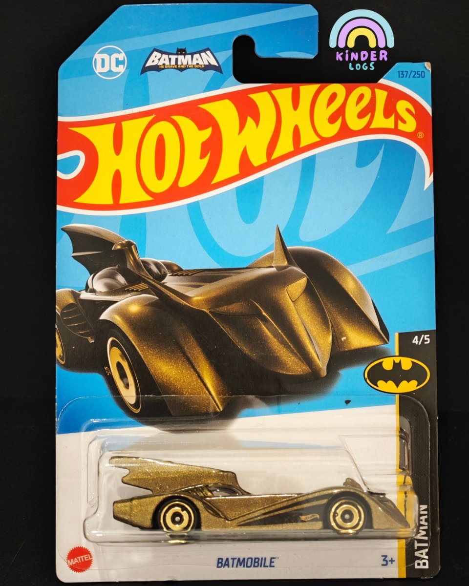 Hot Wheels Batmobile (Gold Color) - Kinder Logs