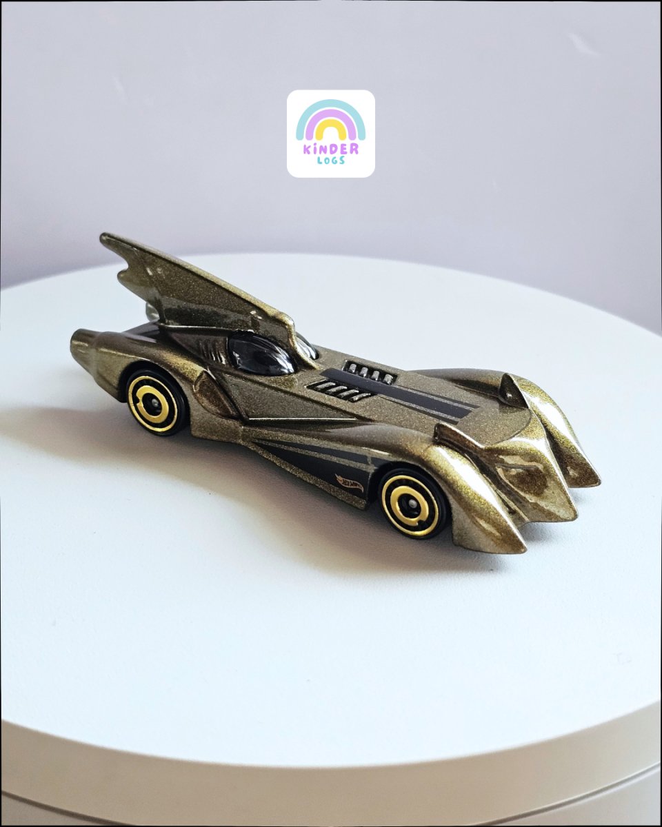 Hot Wheels Batmobile Gold (Uncarded) - Kinder Logs
